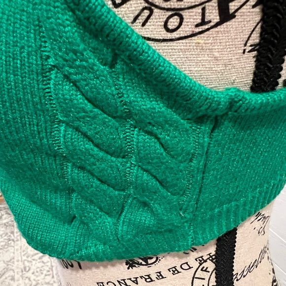 Princess Polly cable-knit green bra top, EUC, M/L, see photos, top only, summer - Picture 4 of 8